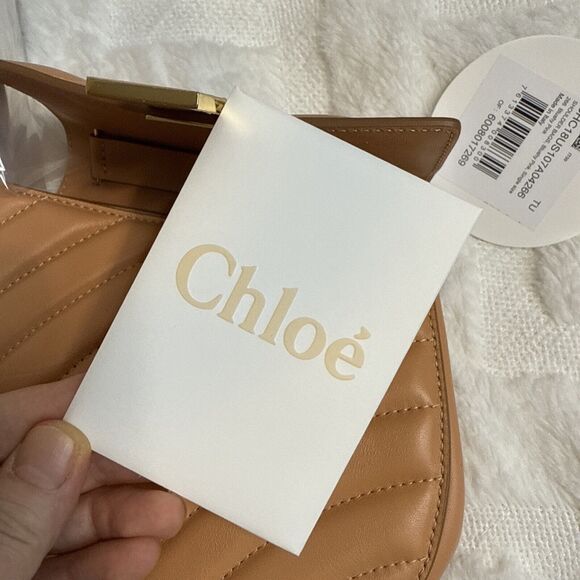 Chloe Drew Bijou 2 Way Shoulder Handbag Leather Blushy Pink Made In Italy - Picture 8 of 9